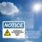 Signmission Electrically Classified Area Sign With Symbol, 24 in W x Rectangle, Vinyl Decal OS-2PACK-NS-D-1824-L-11704 - alternate 4